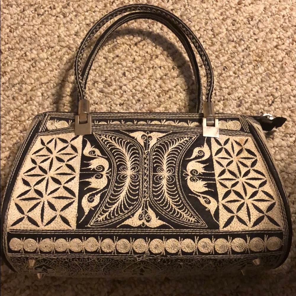 Hand made hemp purse